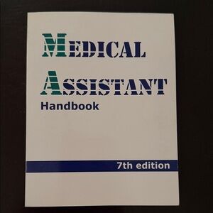 Medical Assistant Handbook - White Cover with Green & Blue Text